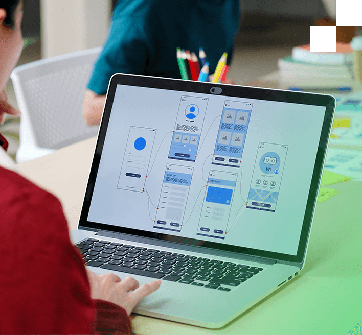 Illustration zu Prototyping und UI-Design
