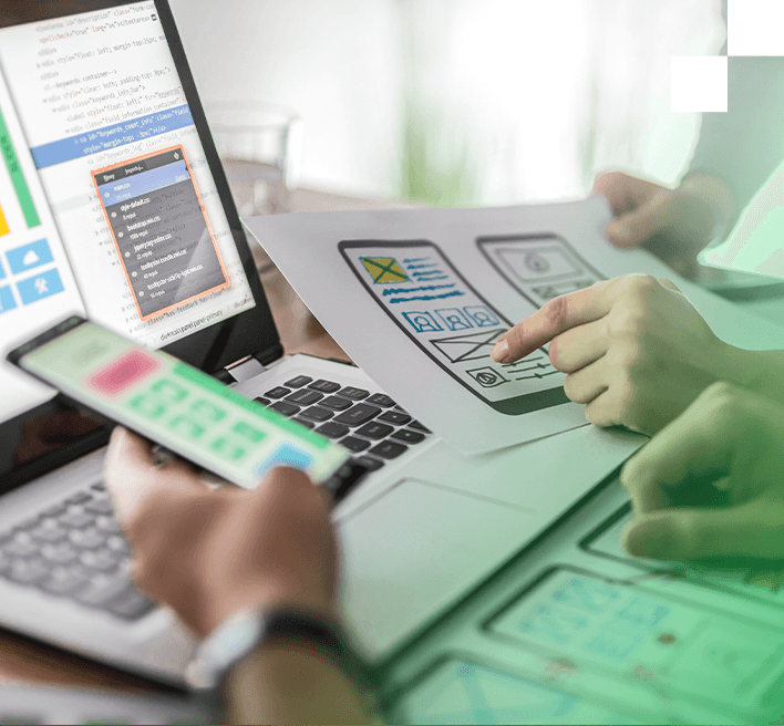 Illustration zu UI/UX-Konsistenz und Performance-Optimierung