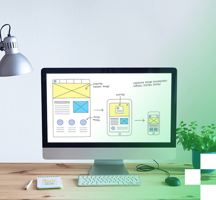 Illustration zu Responsive Design und Benutzerzentrierte Interfaces
