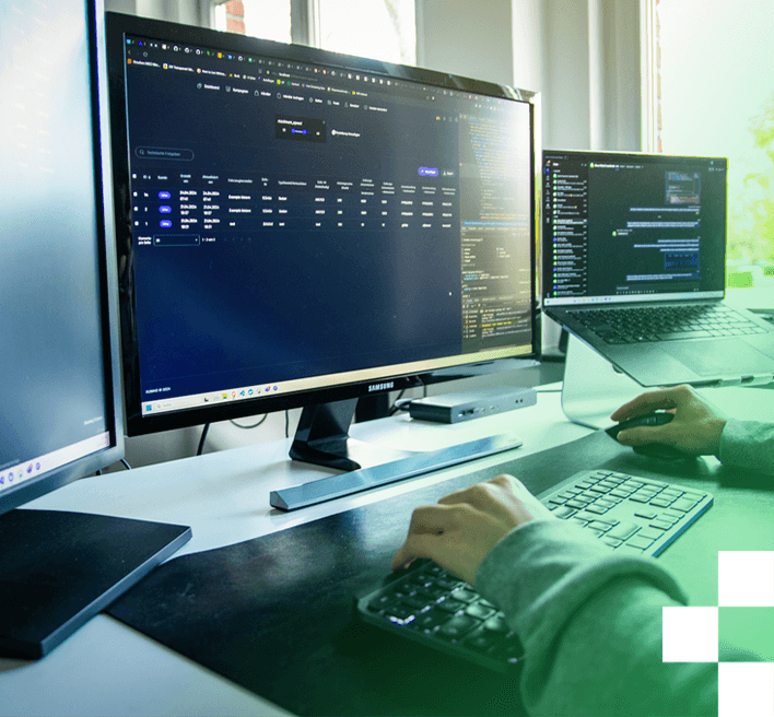 Illustration zu Architekturentscheidungen und Technologieauswahl